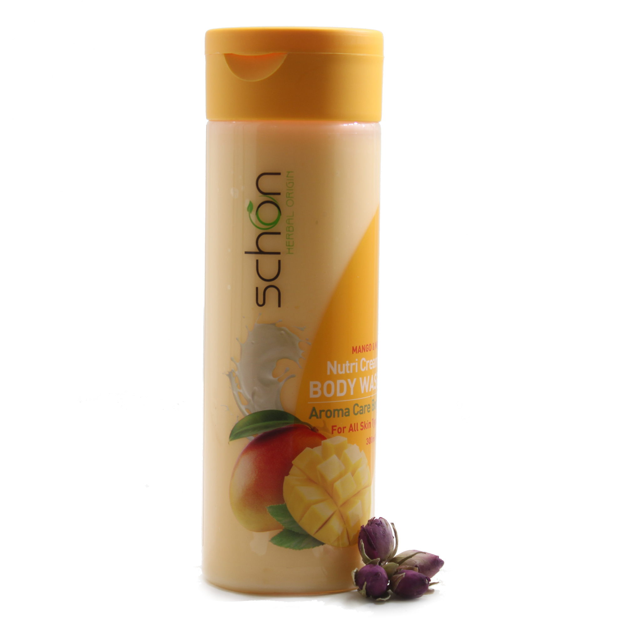 شامپو بدن شیر انبه شون NUTRI CREAMY BODY WASH MANGO AND MILK SCHON